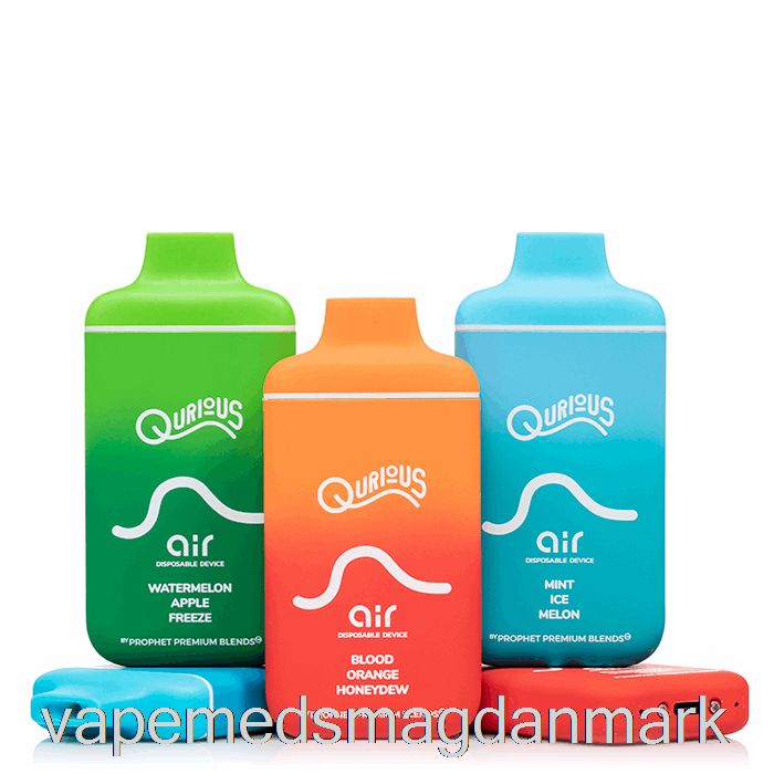 Engangs Vape Danmark Qurious Air 6000 Engangs Fuji æble Fersken Gummi